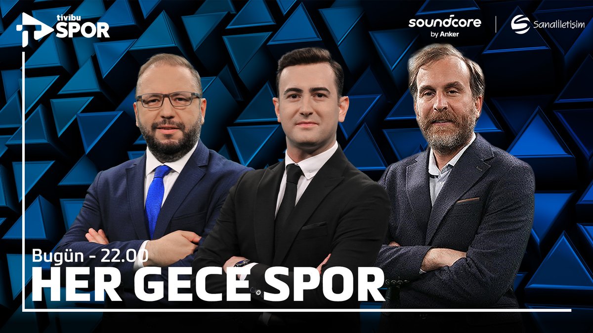 Her Gece Spor'da gündemi <a href="/korayaldemir_/">Koray Aldemir</a>, <a href="/CETINBAS/">GOKHAN</a> ve <a href="/Metin_Karabas/">Metin Karabaş</a> değerlendiriyor! 

Canlı yayın👇
youtube.com/live/h6muy9nKa…