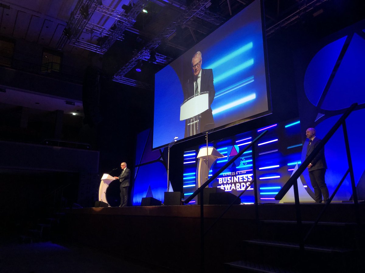 Delighted to help host the Express &amp; Star Business Awards at The Halls with special guest, West Midlands Mayor Richard Parker #esba25