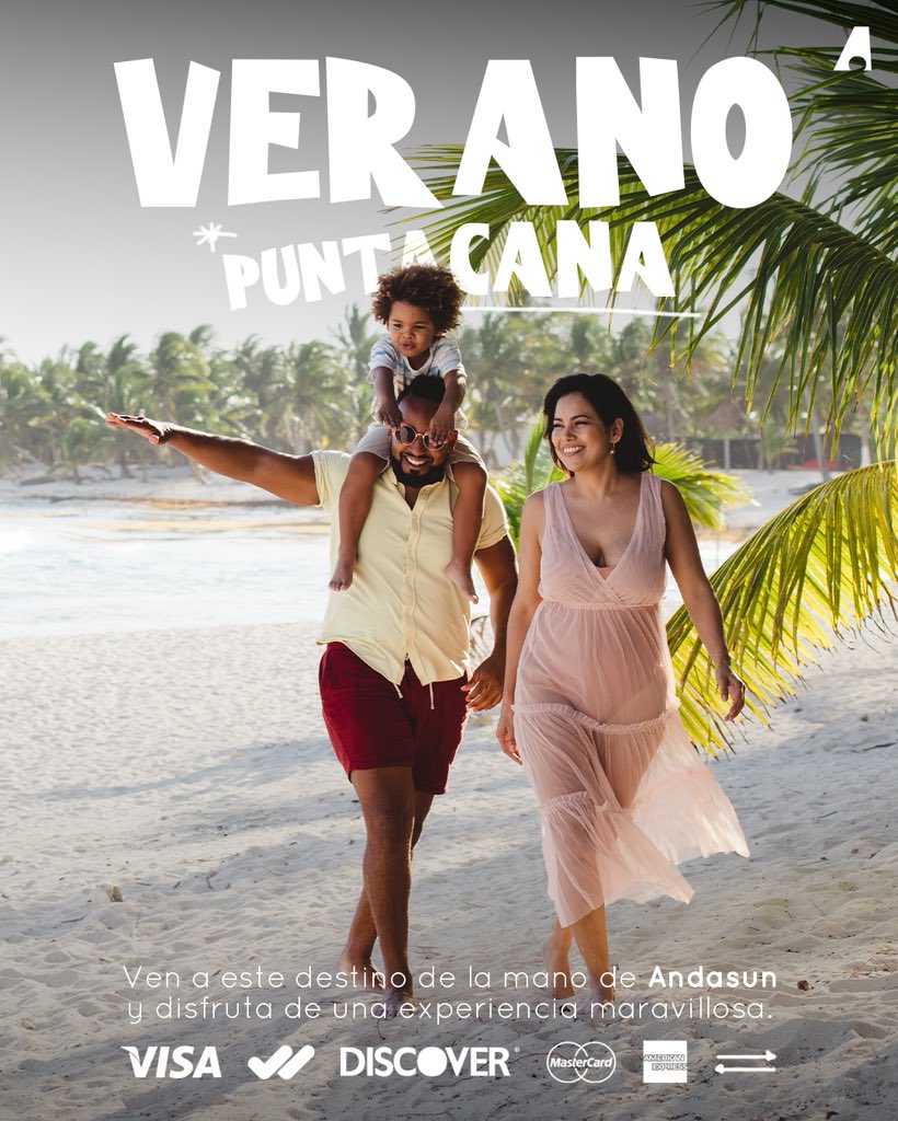 AndaSun_agency's tweet photo. ☀️🌴 Este verano, Punta Cana es la respuesta.
Arena blanca, sol sin filtros y esa sensación de “ojalá esto no se acabara nunca”.
Ya no es un sueño, es tu próximo destino.
Relájate, que el calor, el Caribe y AndaSun se encargan del resto.

🚀¿Te apuntas o te lo van a contar? https://t.co/6eQ3pwePQp