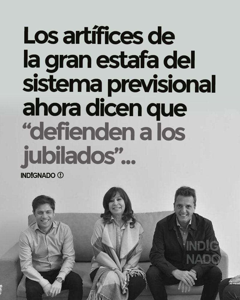 indignadoxd's tweet photo. Kirchnerismo nunca más https://t.co/NpzjokQ9OR