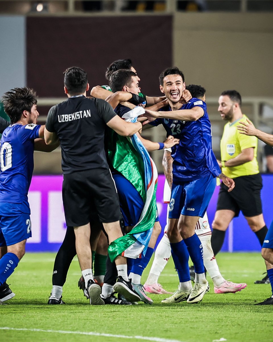 That feeling when you qualify for your first World Cup 🙌🇺🇿