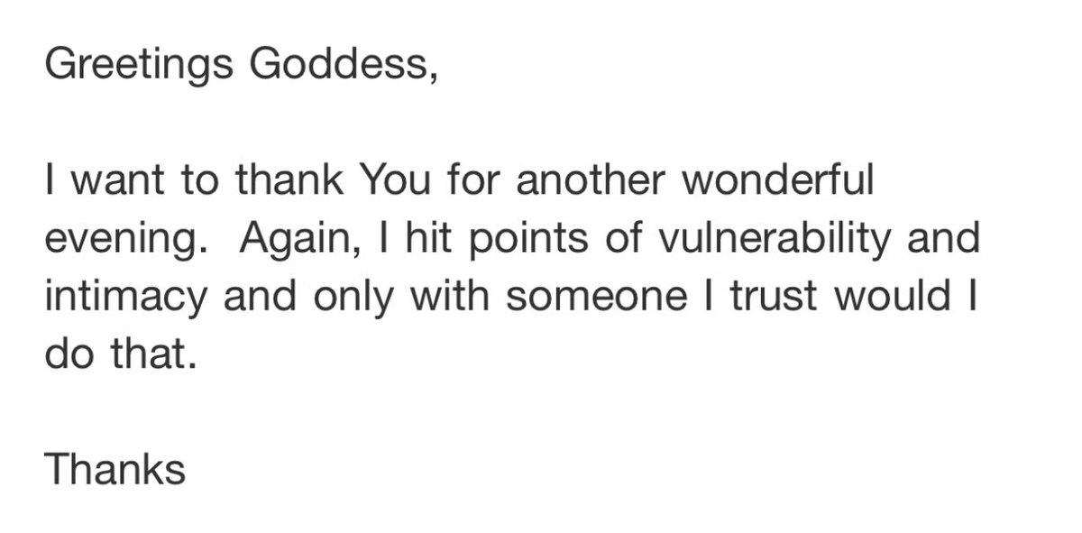 I love receiving these notes after sessions 💌