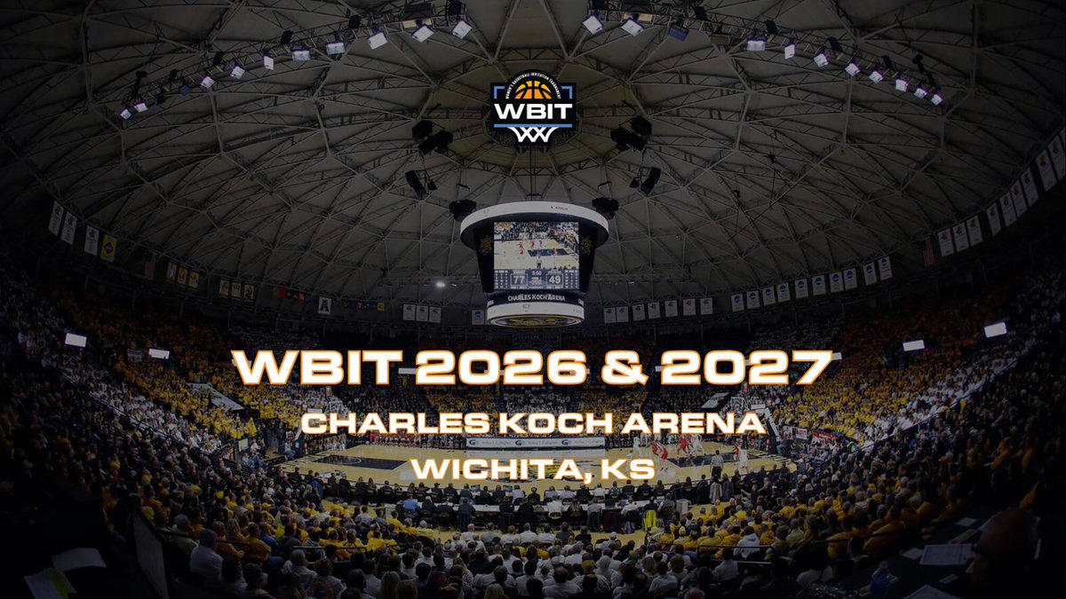 wbitwbb's tweet image. We’re headed to WICHITA for 2026 &amp;amp; 2027🏆

#ElevateTheGame x @VisitWichita