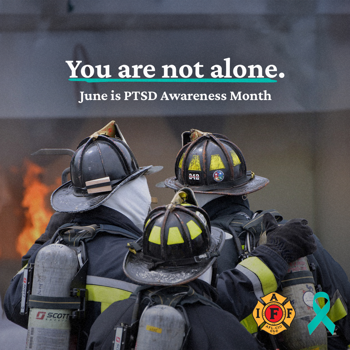 🔥🎗️ June is #PTSD Awareness Month

Fire fighters and emergency medical workers face trauma on every shift. Know the signs to help save lives.

➡️ iaff.org/behavioral-hea…