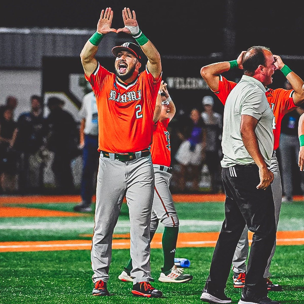d1baseball's tweet image. .@CanesBaseball and @LouisvilleBSB both welcomed back significant pieces during regionals.

@_Derekwilliamss came back for Miami after missing six weeks with a broken hamate, and @mattsklein returned to the Cardinals' starting lineup for the first time since March 22.