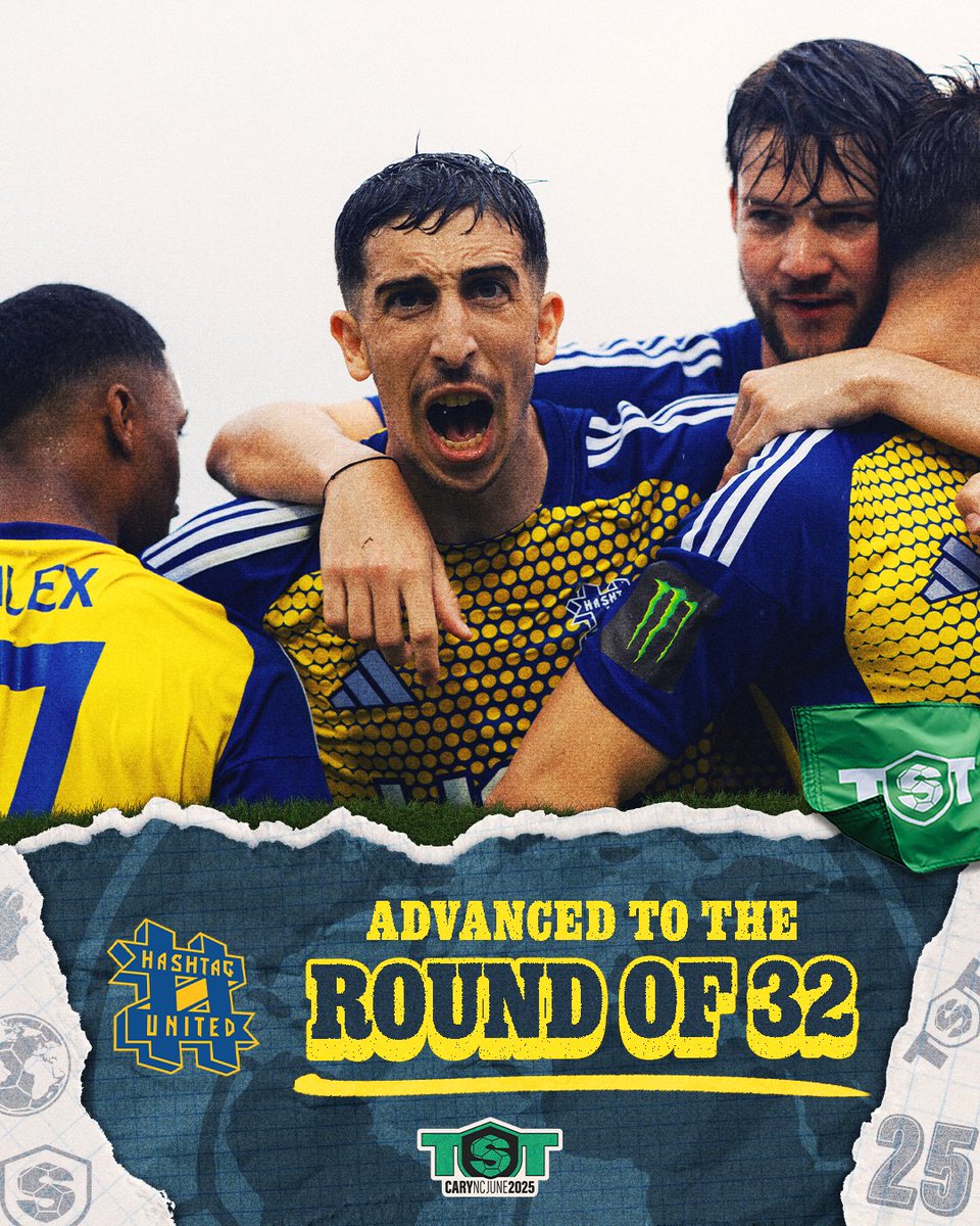 BREAKING: Hashtag United has advanced out of Group I -

They’ll play in the Round of 32 on Friday!

IS IT THE SUMMER OF THE TAGS!?