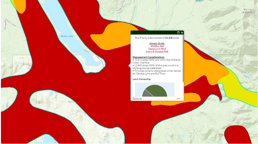 ArcGISHub's tweet photo. Montana’s DNRC implemented #ArcGISHub to transform their static Forest Action Plan to a living document that easily communicates changes to forest health and wildfire risk, helping remove barriers to access.

Lean more: https://t.co/t5NW9GZRvb https://t.co/y7JZpOFM9Q