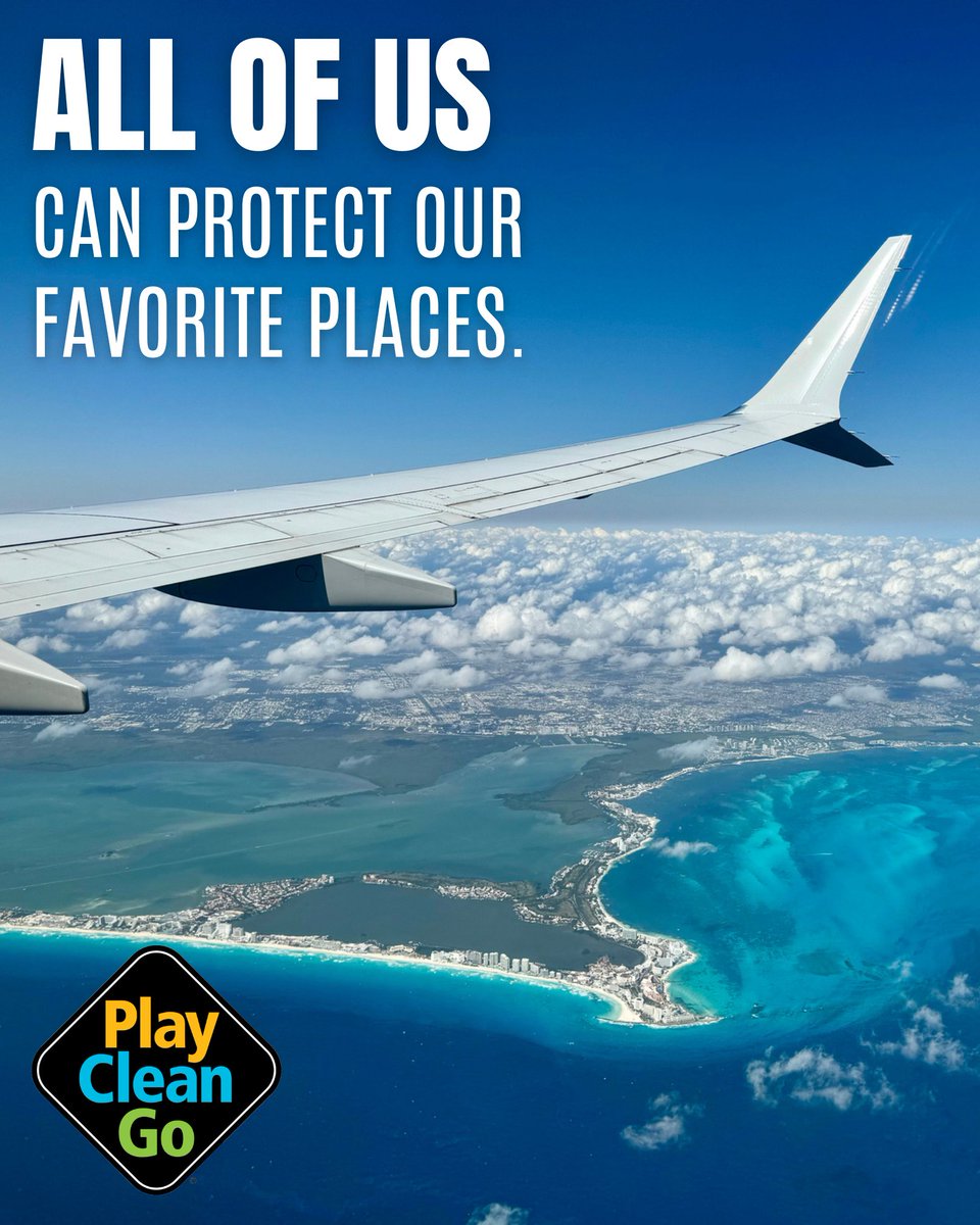 PlayCleanGo's tweet image. Traveling by plane for your next hike, ride, or fishing trip? Before packing up, make sure to clean boots, gear, and outdoor equipment to avoid spreading invasive species between regions. All of us can protect our favorite places—no matter where we fly.
#PlayCleanGo