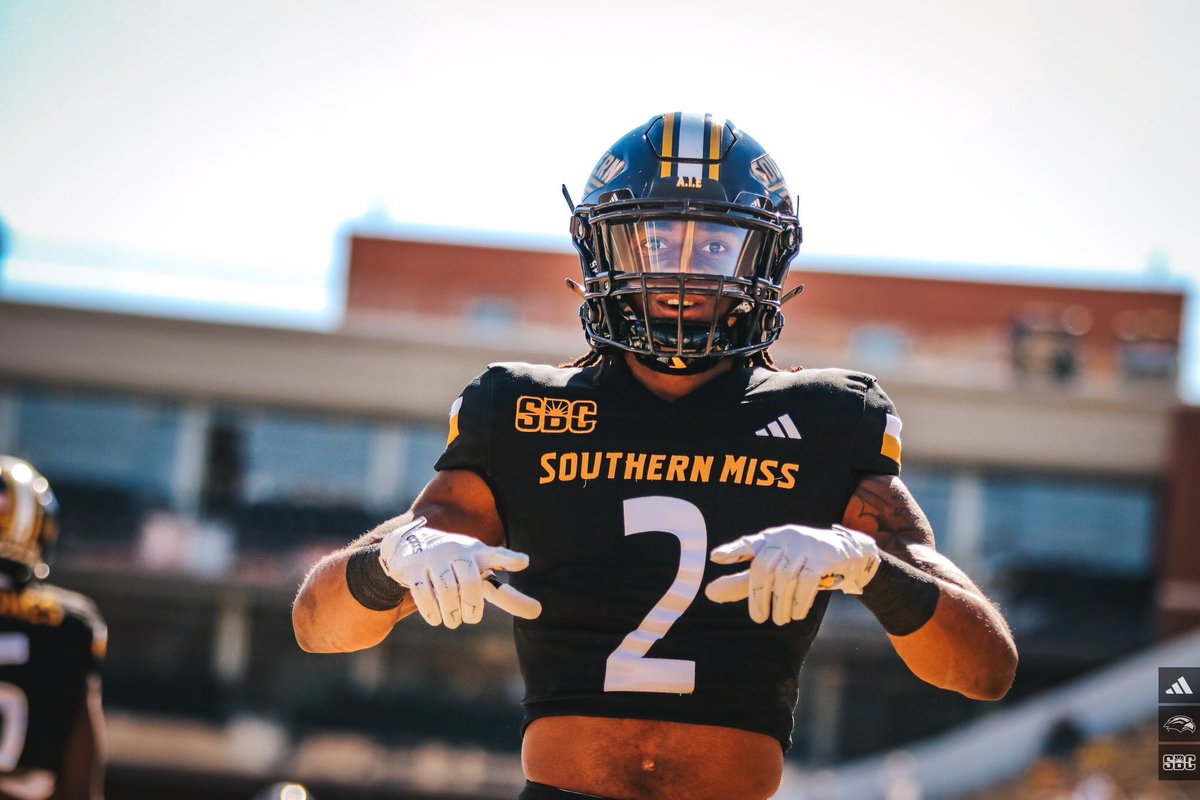 John “Aj” Tarvin Jr. (@tarv1nn) on Twitter photo #AGTG After a great camp and a great conversation with <a href="/CoachHuff/">Charles C. Huff</a> I am blessed to receive an offer from <a href="/SouthernMissFB/">Southern Miss Football</a> #SMTTT 🦅
<a href="/CoachKLacey/">Coach Kendall Lacey</a> <a href="/jarereimonenq/">Jarius Reimonenq</a> <a href="/CoachAGibbs/">Coach A. Gibbs</a> <a href="/BillyEmbody/">Billy Embody</a> @On3Recruits <a href="/Rebels247/">David Johnson</a> <a href="/247recruiting/">247Sports Recruiting</a> <a href="/tv2p/">Tony Vance</a> <a href="/EricGray85/">Ed. S. Eric Gray</a> <a href="/ChadSimmons_/">ChadSimmons</a> <a href="/DemetricDWarren/">Demetric D. Warren</a> #AGTG After a great camp and a great conversation with <a href="/CoachHuff/">Charles C. Huff</a> I am blessed to receive an offer from <a href="/SouthernMissFB/">Southern Miss Football</a> #SMTTT 🦅
<a href="/CoachKLacey/">Coach Kendall Lacey</a> <a href="/jarereimonenq/">Jarius Reimonenq</a> <a href="/CoachAGibbs/">Coach A. Gibbs</a> <a href="/BillyEmbody/">Billy Embody</a> @On3Recruits <a href="/Rebels247/">David Johnson</a> <a href="/247recruiting/">247Sports Recruiting</a> <a href="/tv2p/">Tony Vance</a> <a href="/EricGray85/">Ed. S. Eric Gray</a> <a href="/ChadSimmons_/">ChadSimmons</a> <a href="/DemetricDWarren/">Demetric D. Warren</a>