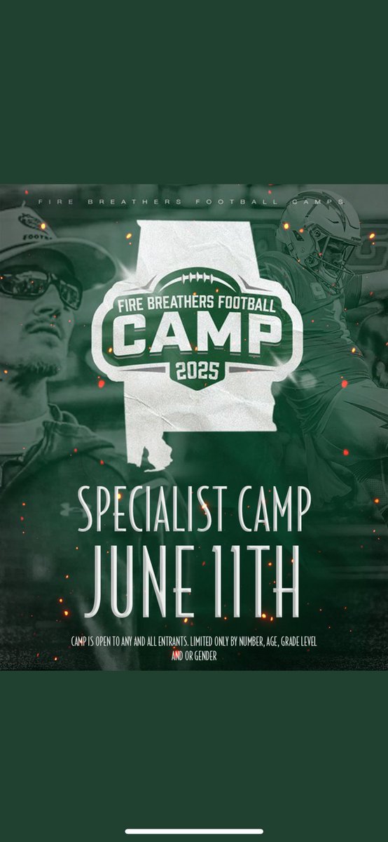 Thank you <a href="/Coach_Jones_1/">John Jones</a> and <a href="/UAB_FB/">UAB Football</a> for the invite‼️

<a href="/trlong02/">Ty Long</a> <a href="/KohlsKicking/">Kohl's Kicking Camps</a> <a href="/OneOnOneKicking/">OneOnOne Kicking Camps🏈</a> <a href="/coachnate56/">Coach Stephens</a> <a href="/CoachHennes/">Tyler Hennes</a> <a href="/coachclayisbell/">Clay Isbell</a> <a href="/Coach__Blount/">Coach Carter Blount</a> <a href="/coachaieyoub/">Coach Adam ieyoub</a> <a href="/CoachWood88/">Greg Wood</a>