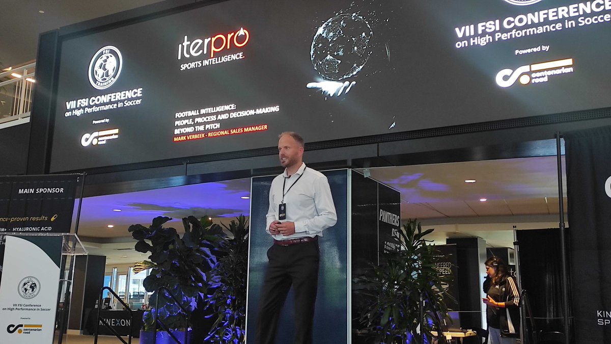 🎙️ Now live: Mark Verbeek presents <a href="/iterpro/">Iterpro</a> Sports Intelligence Platform

Centralized data, injury analytics &amp; smarter decisions for clubs.

Learn more 👉 iterpro.com

#FSIConference25 #SportsTech