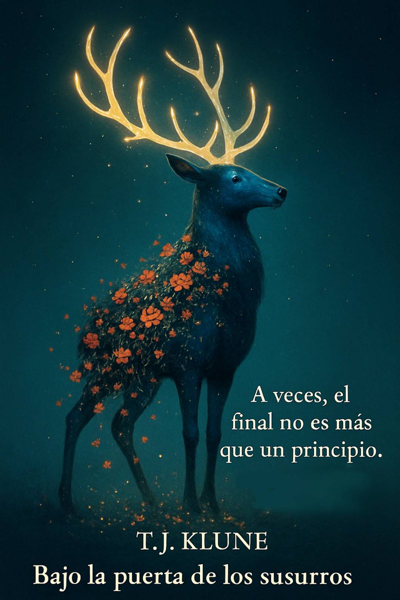 TurcheseMoon's tweet photo. "A veces, el final no es más que un principio."
— Bajo la puerta de los susurros (T.J. Klune) https://t.co/UQqIf8vnn1
