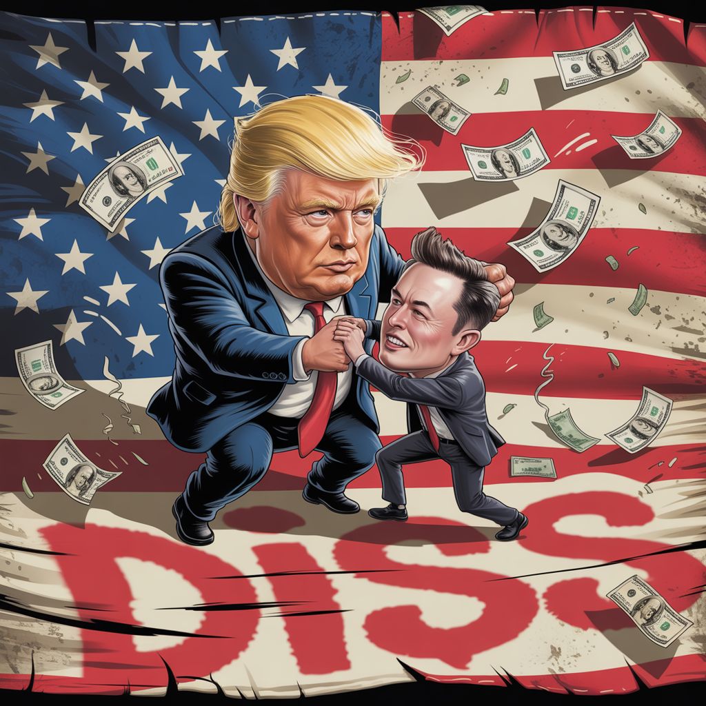 DissXsolana's tweet photo. President Trump says he's "very disappointed" with Elon Musk.

Let's discover what's happening .

Obviously on Solana Chain!! https://t.co/wdPr9OVe3k