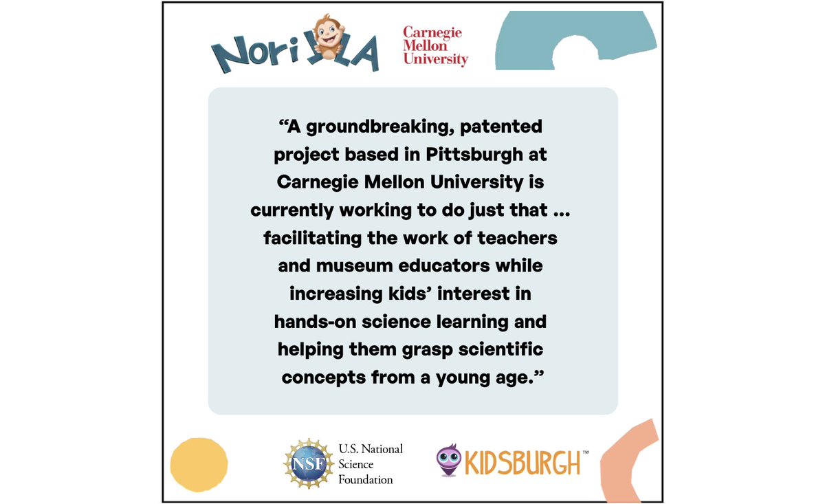 NorillaLearning's tweet image. Thanks for the feature @KidsburghPgh! 

kidsburgh.org/ai-infused-tea…
