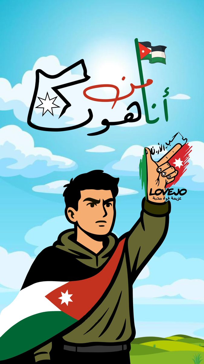 فرحة أردنية تاريخية يصنعها النشامى و يؤكدونها بالثلاثة 
مبروك للنشامى و مبروك للاردن و مبروك لسيدي حسين و سيدنا جلالة الملك هذا الإنجاز التاريخي
المستحيل ليس اردنيا 
#كأس_العالم 
#النشامى 
#حب_الاردن