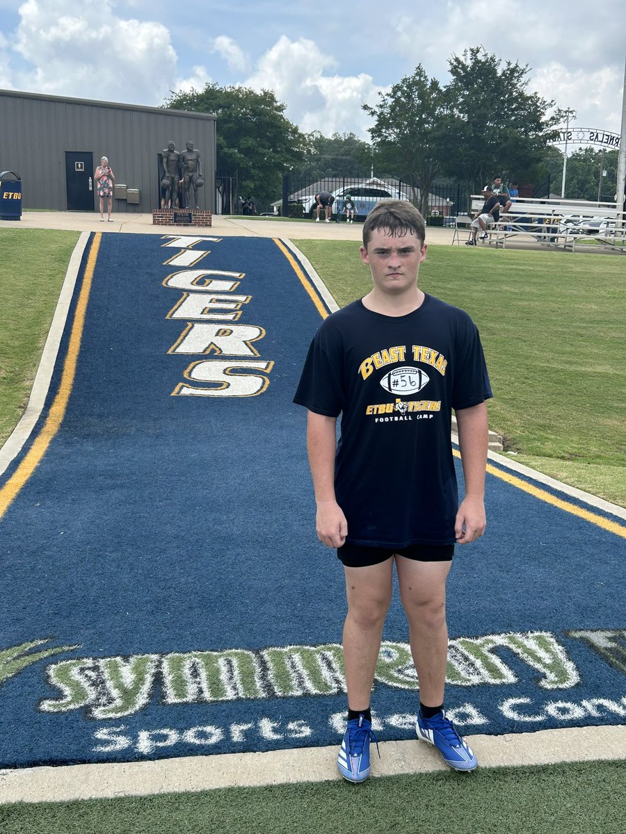 Brick Holland (@brickholland55) on Twitter photo Great day <a href="/ETBU_Football/">ETBU Football</a> camp. Thanks to all the coaches that showed up to instruct and evaluate.
<a href="/Beckville_Sport/">Beckville Athletics</a> <a href="/24_RossC/">Cody Ross</a> <a href="/MichaelColvin62/">Coach Colvin</a>
#football #wit #linebacker Great day <a href="/ETBU_Football/">ETBU Football</a> camp. Thanks to all the coaches that showed up to instruct and evaluate.
<a href="/Beckville_Sport/">Beckville Athletics</a> <a href="/24_RossC/">Cody Ross</a> <a href="/MichaelColvin62/">Coach Colvin</a>
#football #wit #linebacker