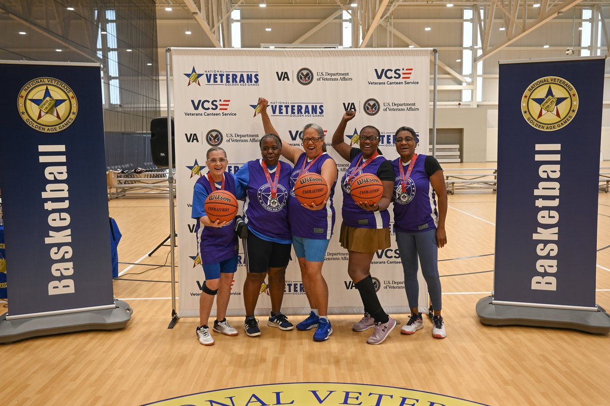 A Golden First 🏀✨ History was made at the #GoldenAgeGames with our first-ever official Women's 3-on-3  Basketball Tournament and they SHOWED UP! These Veterans aren't just breaking barriers, they're strong athletes who brought skill, heart, and fierce competition to the court🌟