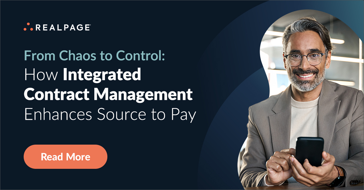 🔗 Discover how integrated contract management can transform your procurement process. By unifying sourcing, compliance and vendor engagement, RealPage's Source-to-Pay platform streamlines operations and enhances efficiency. 

📖 Dive into the full article to explore the benefits