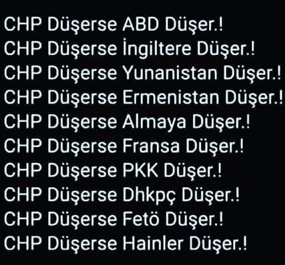 Chp kapatılsın...