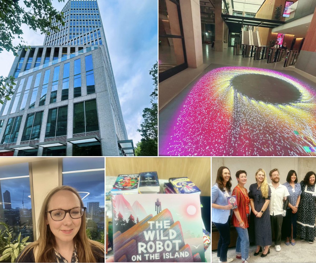 🤩 Great to pop in to visit the <a href="/bonnierbooks_uk/">Bonnier Books UK</a> children's and YA team at their snazzy Hylo offices this week to hear about upcoming titles as well as a chance to raise a glass with super-supportive industry colleagues on the day of our year group booklist launch!