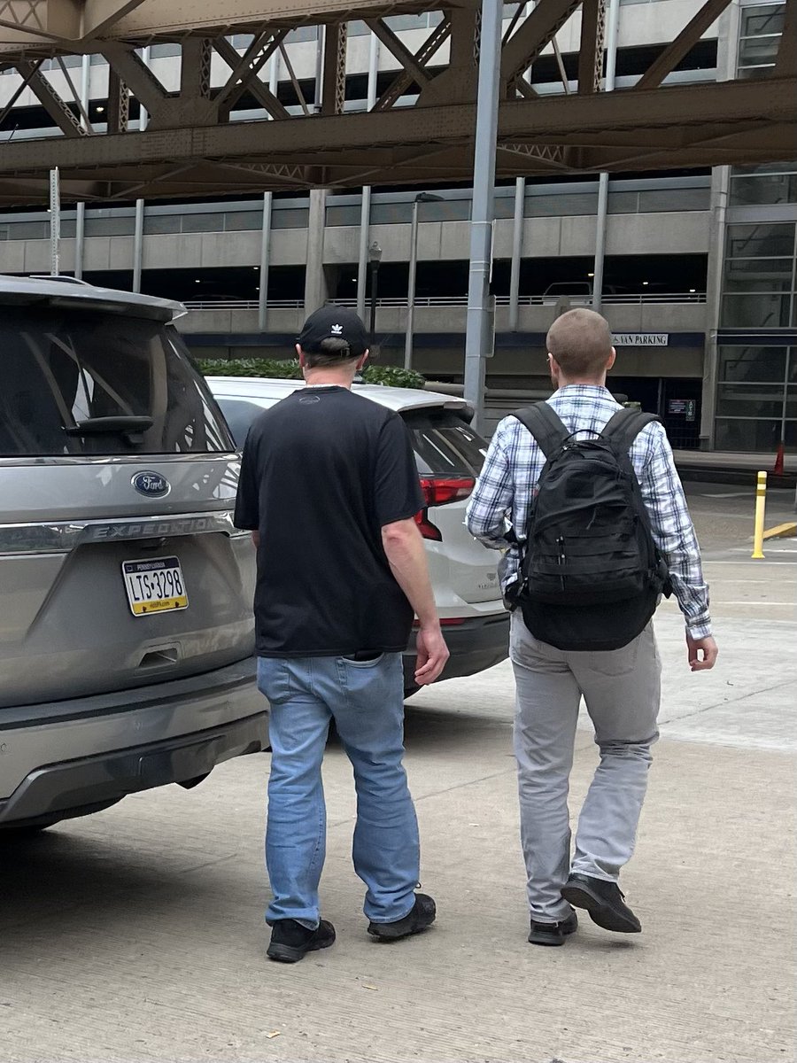 Tanishaevonne's tweet photo. 🚨ICE ALERT 🚨 

If you see this vehicle or these two individuals, they are ICE agents and they disappeared two individuals at the Pittsburgh Municipal Courthouse today after refusing to show their attorneys a warrant.

Reporting ICE is community safety. https://t.co/LscHTiq77K