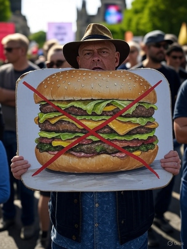 Reform Party UK Exposed 🇬🇧 (@reformexposed) on Twitter photo We’re not saying that <a href="/LeeAndersonMP_/">Lee Anderson MP</a> isn’t on top of his brief, but we just heard he wants to ban the burger. We’re not saying that <a href="/LeeAndersonMP_/">Lee Anderson MP</a> isn’t on top of his brief, but we just heard he wants to ban the burger.