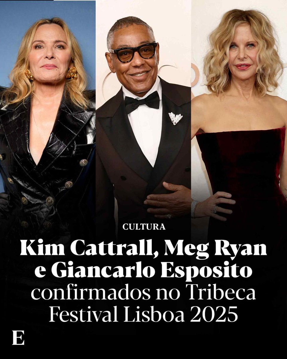 Kim Cattrall, a eterna Samantha Jones de “O Sexo e a Cidade”, a atriz sensação das comédias dos anos 90 Meg Ryan e Giancarlo Esposito - Gus Fring em “Breaking Bad” - estarão no Tribeca Festival Lisboa 2025

Saiba tudo sobre a nova edição do festival: expresso.pt/cultura/2025-0…