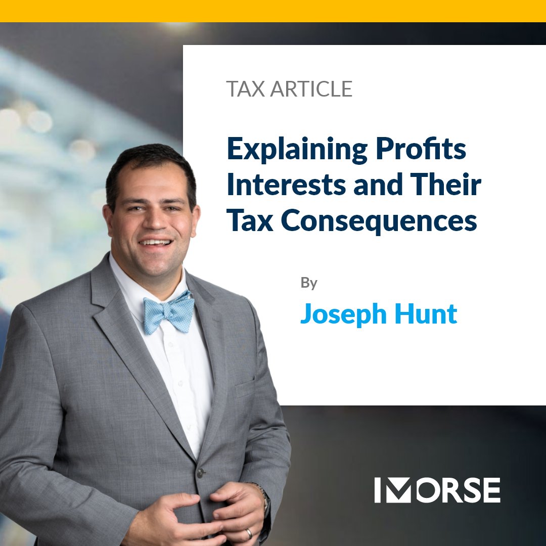 Equity incentives are a key form of compensation for LLCs — especially through the use of profits interests.

Joe Hunt breaks down:
➡️ What a profits interest is
➡️ The tax consequences for the recipient
➡️ The tax consequences for the LLC

morse.law/news/profits-i…

#Tax #LLC