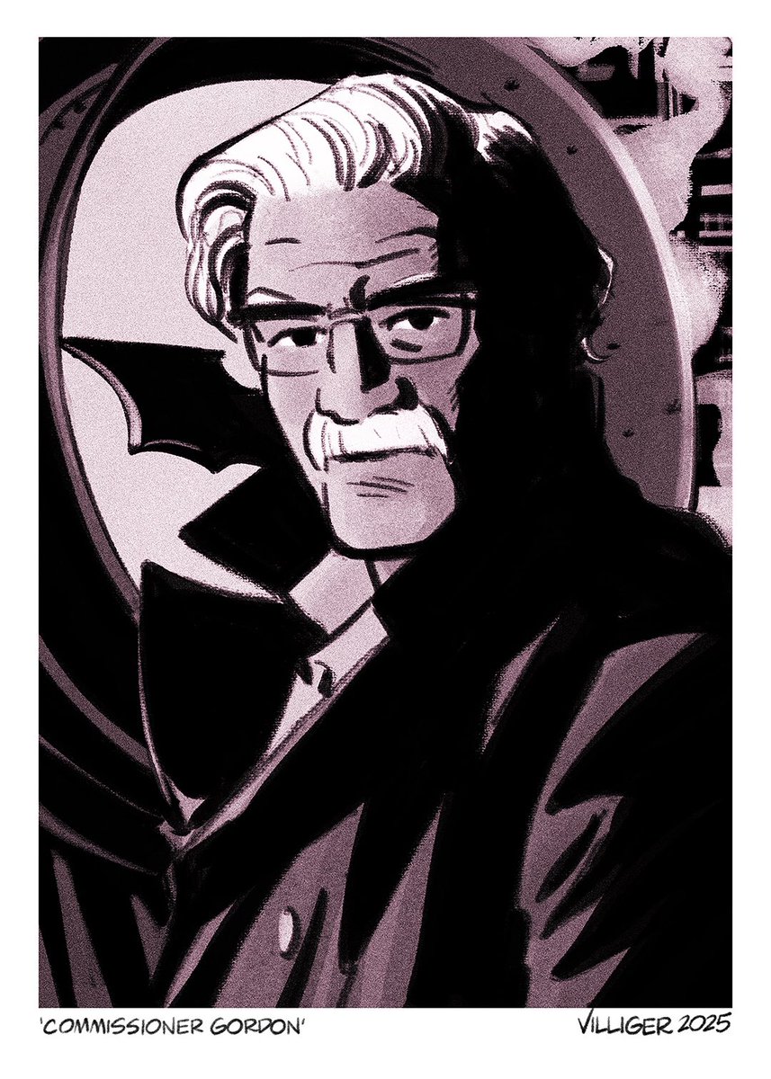 almosthomefree's tweet image. “I promise you, however dark and scary the world might be right now, there will be light”.
Commissioner Gordon Print
Available in 5x7 or 8.5x11. DM for more info.