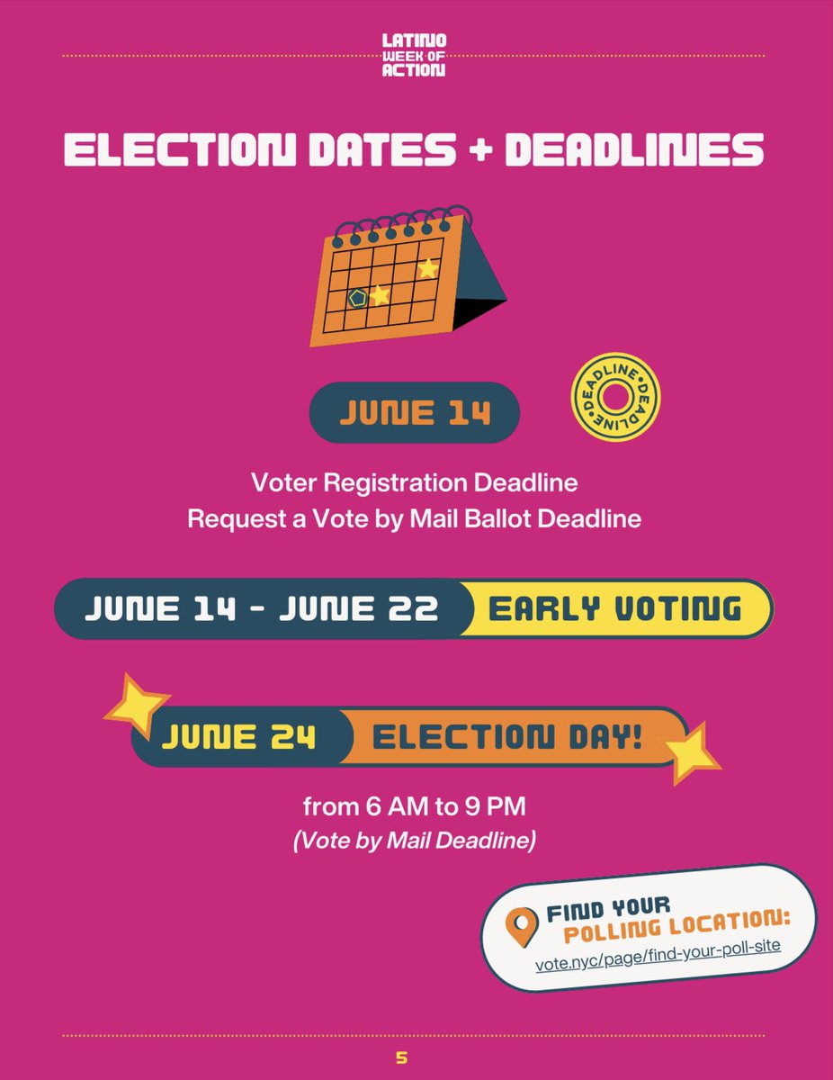 VOTE VOTE VOTE NYC 🗳️