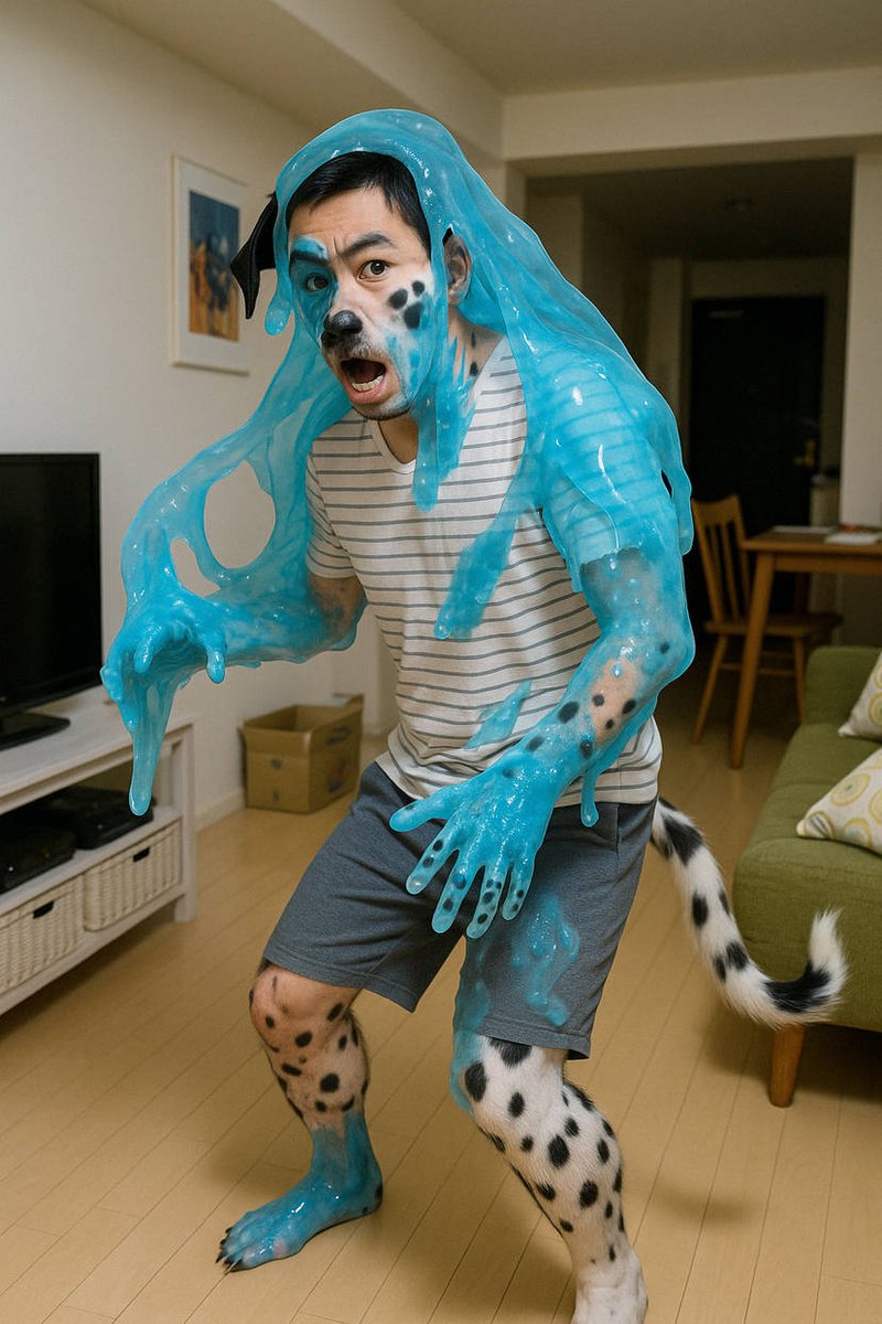 Absorbed by Slime, Transformed into a Dalmatian