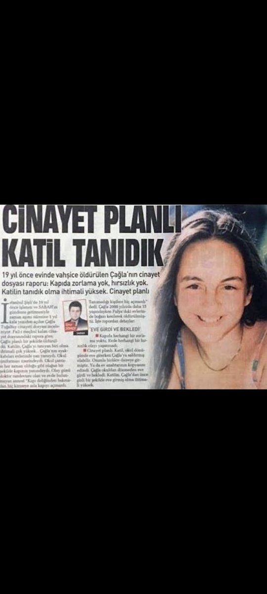 hvnnzbc's tweet photo. "Katil tanıdık! " ve #ÇağlaTuğaltayHuzurBekliyor https://t.co/2APXItMItR