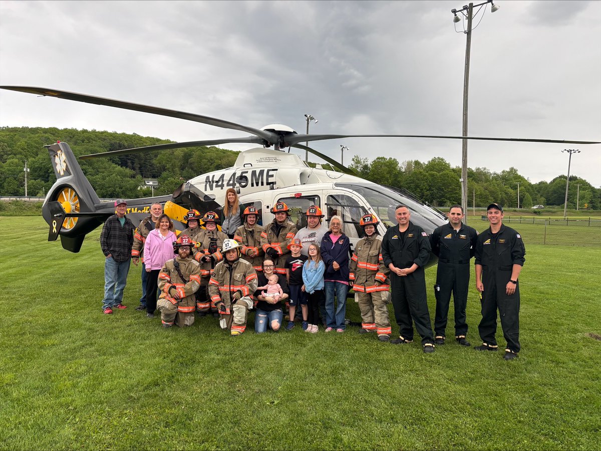 #TBT - Thank you to Irvona VFD, Clearfield County, for hosting a Landing Zone Safety Class on Tuesday, May 20, 2025!
