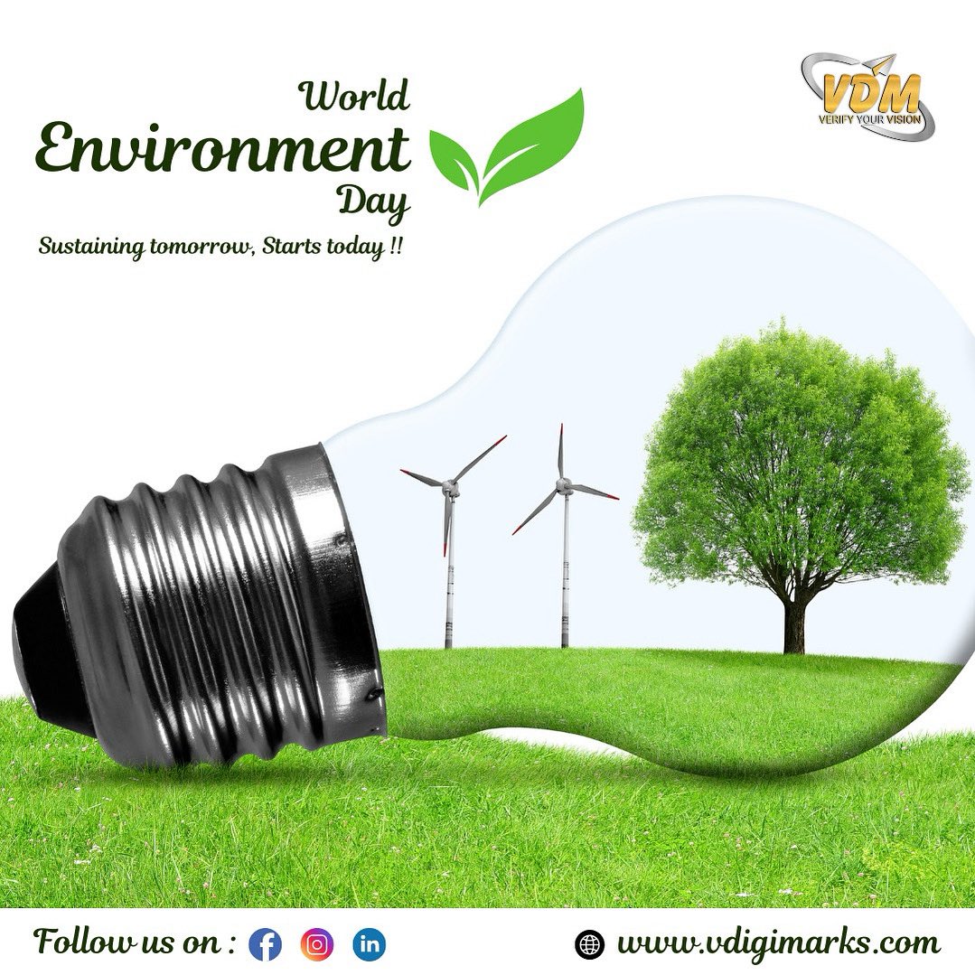 🌍 World Environment Day 🌿
Let’s celebrate nature and commit to protecting our planet. At Vdigimarks, we support sustainable growth and a greener tomorrow. 🌱

#WorldEnvironmentDay #Investvedya #GoGreen #Sustainability #vdigimarks 

vdigimarks.com