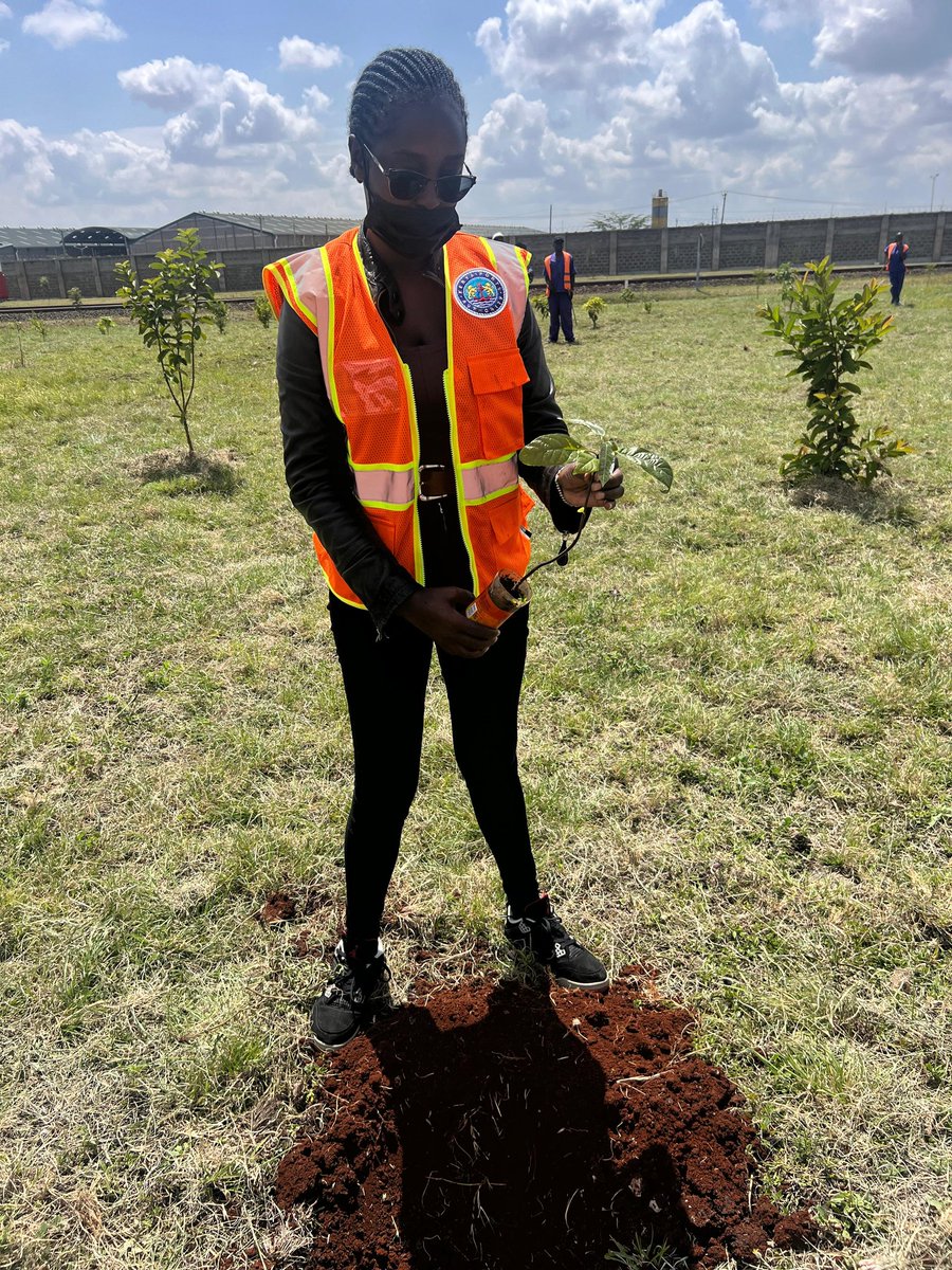 jepchirchir_A's tweet photo. We move goods, yes; but also ideas, responsibilities, and values. This year, mine is simple: leave no waste behind and Grow as many trees as possible 
#WED2025 #KPAInlandPorts
Marking the world Environment Day at 
@Kenya_Ports Inland Port 
@COADKENYA https://t.co/k2Y3eTPqb3