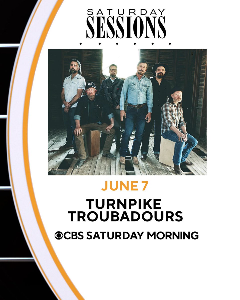 Turnpike Troubadours (@tptroubadours) on Twitter photo This weekend on CBS Saturday Morning: Tune in to see us perform some songs off of our new album The Price Of Admission, plus an interview with our very own Evan Felker <a href="/cbssaturday/">CBS Saturday Morning</a> #SaturdaySessions This weekend on CBS Saturday Morning: Tune in to see us perform some songs off of our new album The Price Of Admission, plus an interview with our very own Evan Felker <a href="/cbssaturday/">CBS Saturday Morning</a> #SaturdaySessions