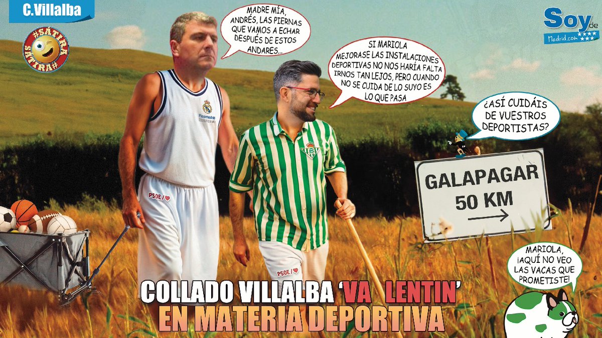 SoydemadridC's tweet photo. #ColladoVillalba 

Collado Villalba 'Va lentin' en materia deportiva . 

@A_VillaFM  y @makaballega  concejales del @PSOE_CVillalba nos cuentan el momento que atraviesa la localidad 

¿Les favorece esa nueva equipación? 🏀

▶️ https://t.co/lXI3D0SaS5 https://t.co/lbXTt3dl7C