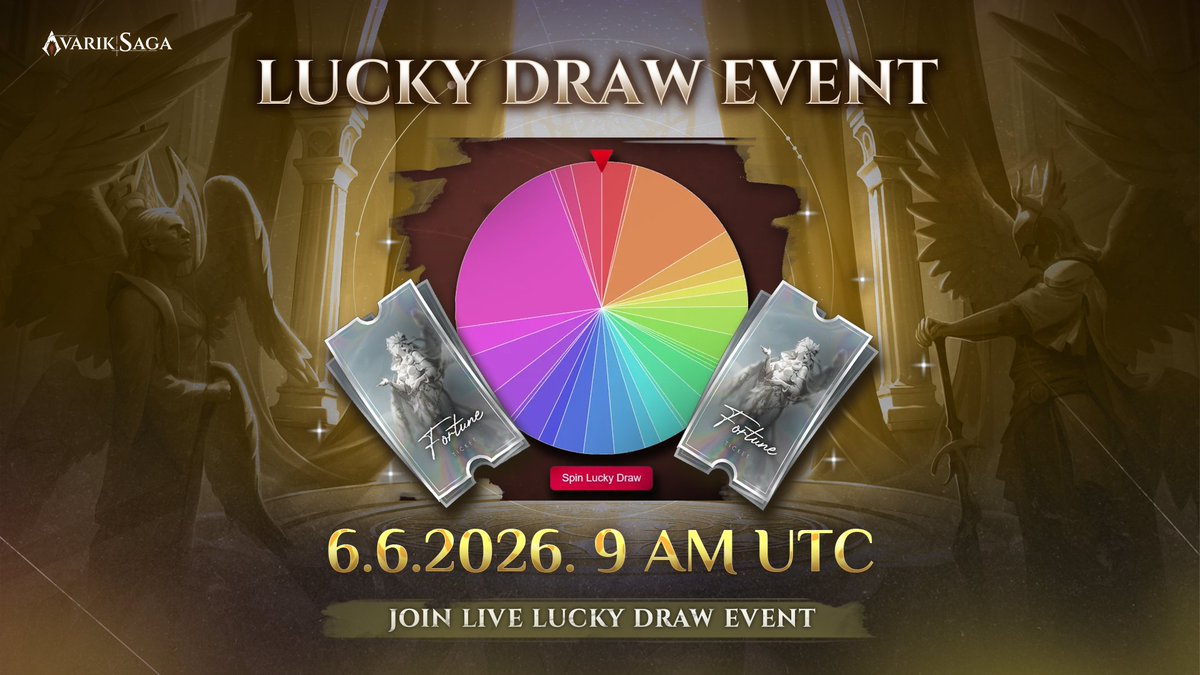 🩸 6.6 Lucky Draw Event — Your Fate Awaits.

The veil stirs… and fortune sharpens its edge.

Will you claim glory, or watch it pass you by?

🎟️ Join us LIVE on Avarik Saga Discord

📅 June 6th, 2025

🕒 Time: 9 AM UTC

Exclusive prizes. One night. One chance.

The Forsakens are