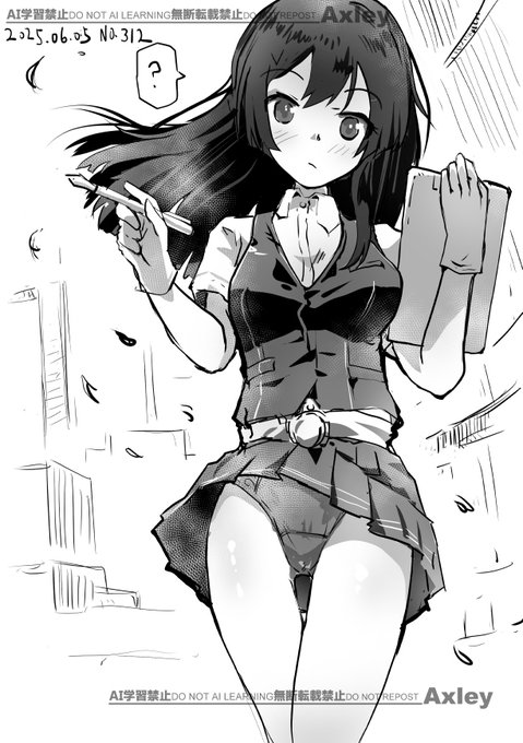 気づいてない親潮 #艦これ版深夜の真剣お絵描き60分一本勝負 #艦これ版真剣お絵描き60分一本勝負_20250605