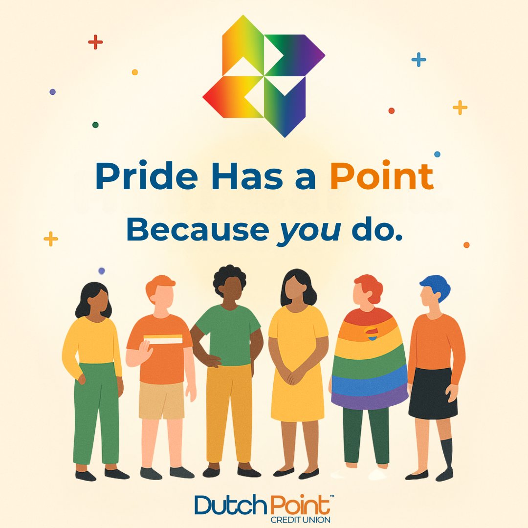 🏳️‍🌈 Pride Has a Point. 🌈 Because you do.

Pride is a time to reflect, honor, and uplift the LGBTQ+ community. Everyone deserves to live authentically and feel safe, valued, and supported—this month and every month.

#PrideHasAPoint #DutchPointPride #PrideMonth