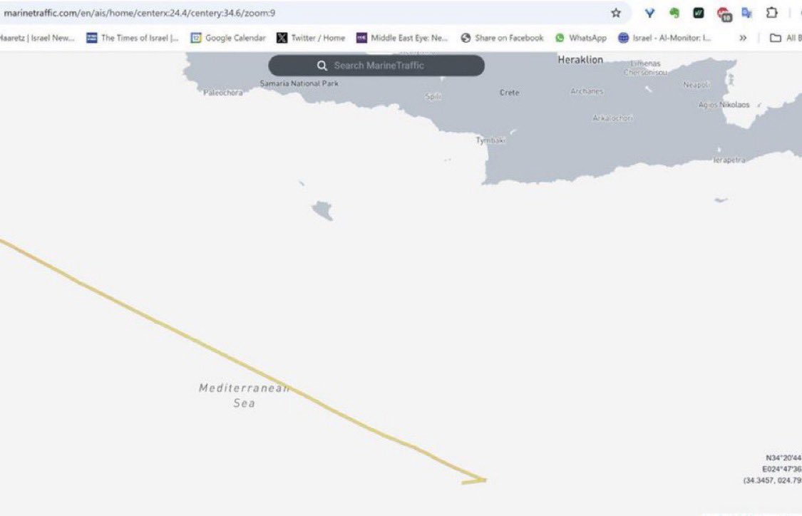 RT <a href="/eduardomenoni/">Eduardo Menoni</a> 🚨| ÚLTIMA HORA: La "flotilla de la libertad Madleen" con Greta Thunberg a bordo ha decidido pausar su intento de llegar a Gaza para, en su lugar, recoger a algunos inmigrantes ilegales de un bote y llevarlos a Europa. 🤣 ¿Le dio miedo a Greta llegar a Gaza?