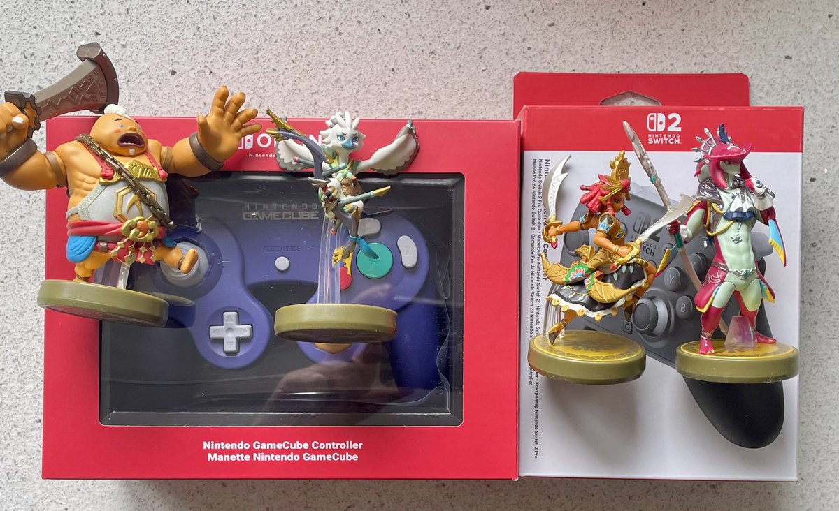 Happy Switch 2day, folks~ 
Can see all my new goodies direct from Nintendo UK all arrive safely by 12pm. 
Might notice the actual console is missing though, and that’s because <a href="/AmazonUK/">Amazon.co.uk</a> really dropped the ball on a lot of those pre-orders. 
I don’t even have a dispatch estimate.