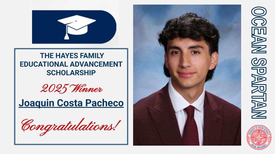 OTHS_Counselors (@oths_counselors) on Twitter photo Proud to announce one of the OTHS recipients of the 2025 Hayes Family Educational Advancement Scholarship is Joaquin Costa Pacheco! Congratulations to Joaquin!
<a href="/A_DePasquale48/">Ocean Guidance</a> <a href="/MrsDKaszuba/">D Kaszuba</a> <a href="/Nmauroedu/">Nicole Mauro</a> Proud to announce one of the OTHS recipients of the 2025 Hayes Family Educational Advancement Scholarship is Joaquin Costa Pacheco! Congratulations to Joaquin!
<a href="/A_DePasquale48/">Ocean Guidance</a> <a href="/MrsDKaszuba/">D Kaszuba</a> <a href="/Nmauroedu/">Nicole Mauro</a>