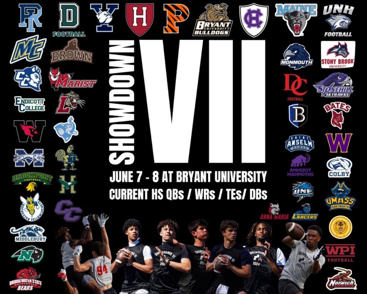 I will be competing June 7-8th at the M2 Showdown in the PM group!
<a href="/M2_QBacademy/">M2 QB Academy</a> <a href="/amclaughlinqb/">Alex McLaughlin</a> 

<a href="/NE6FB_Recruits/">NE-Recruits</a> <a href="/WMHS_Warriors/">Wakefield Athletics</a>