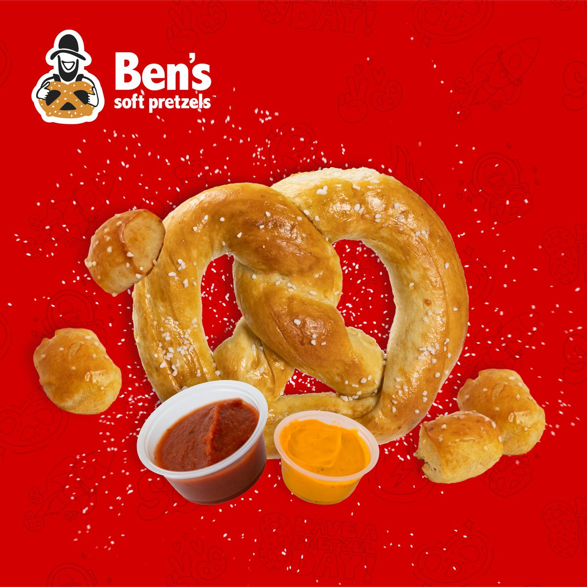 Jumbo Pretzel or Bites? Why choose when you can have both?! 🥨😍 

#haveapretzelday #worldpretzeldomination #pretzel #pretzelbites