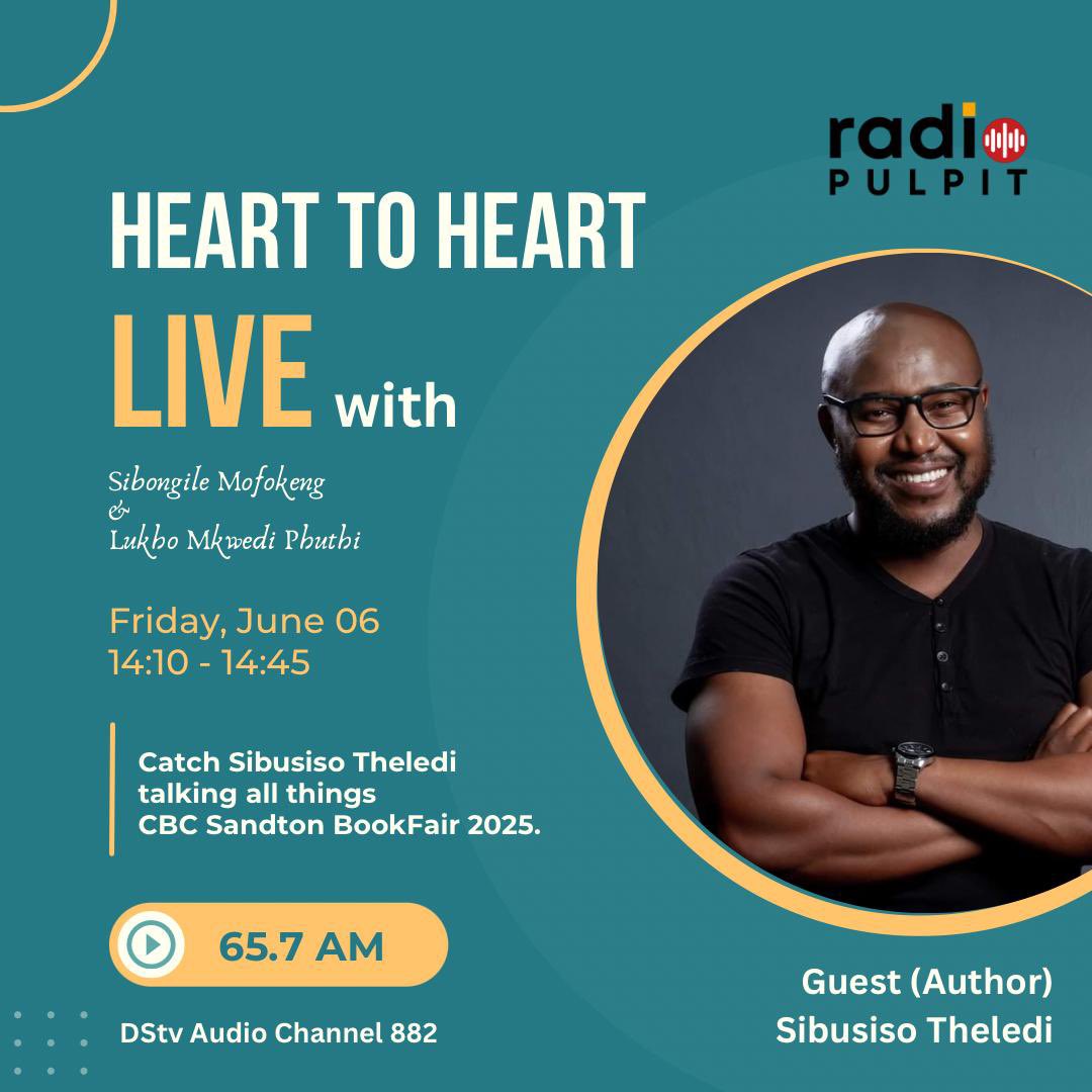 cbc_sandton's tweet photo. Tune in to the wireless tomorrow as one of our own, @SibusisoTheledi will be on @657AM talking all things #BookFair. Don’t miss it. 
#CBCSandton  #BookFair https://t.co/68mbuX23wA