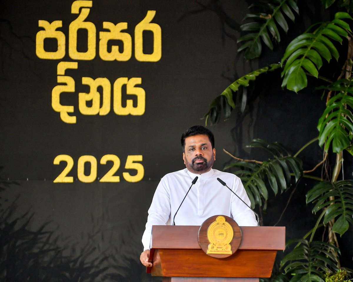Ranga Sirilal (@rangaba) on Twitter photo In a hard-hitting World Environment Day speech, <a href="/anuradisanayake/">Anura Kumara Dissanayake</a> urged public servants to resign if they can’t deliver. The new administration’s main gripe is with the criminal justice system. AKD wants heads to roll—another impeachment may be on the cards. #runnersinha In a hard-hitting World Environment Day speech, <a href="/anuradisanayake/">Anura Kumara Dissanayake</a> urged public servants to resign if they can’t deliver. The new administration’s main gripe is with the criminal justice system. AKD wants heads to roll—another impeachment may be on the cards. #runnersinha