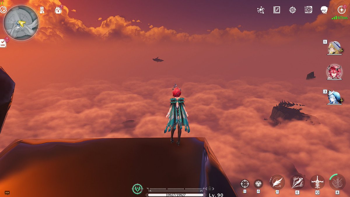 qeiraax's tweet image. is there any mod to remove all these clouds?
it&apos;s crazy that we can see mount firmament from the top of averardo vault