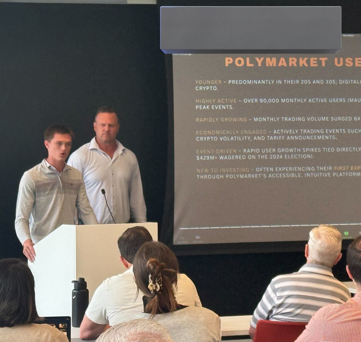 Swan (@andyswan) on Twitter photo AWESOME to watch my son <a href="/RolandSwan26/">Roland Swan</a> present our new project to an overflow room of public company executives at A.I. Day. 💪🏻🧠😍 AWESOME to watch my son <a href="/RolandSwan26/">Roland Swan</a> present our new project to an overflow room of public company executives at A.I. Day. 💪🏻🧠😍