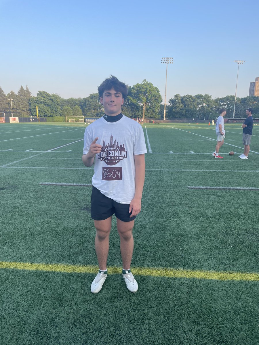 I had an awesome time competing and getting better at <a href="/Coach_Conlin/">Joe Conlin</a> football camp yesterday!

<a href="/CoachPetrarca/">Jake Petrarca</a> <a href="/FORDHAMFOOTBALL/">Fordham Football</a> <a href="/ArtAsselta/">Artie Asselta</a>